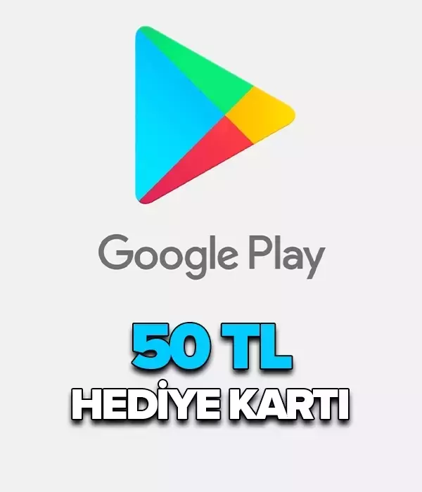 Google Play 50 TL Hediye Kartı